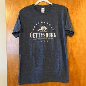 Gildan Gettysburg National Military Park Civil War Battlefield T-Shirt Medium